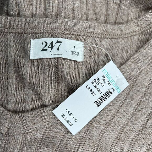 Maurices Dakota Top Women's 24/7 V Neck Comfort Casaul Long Sleeve Dolman Shirt - Picture 15 of 15